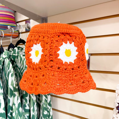 Daisy Crochet Hat