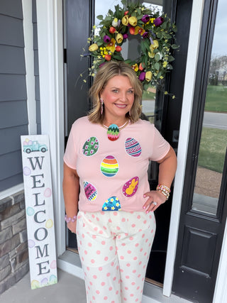 The "Eggstra" Sparkle Tee