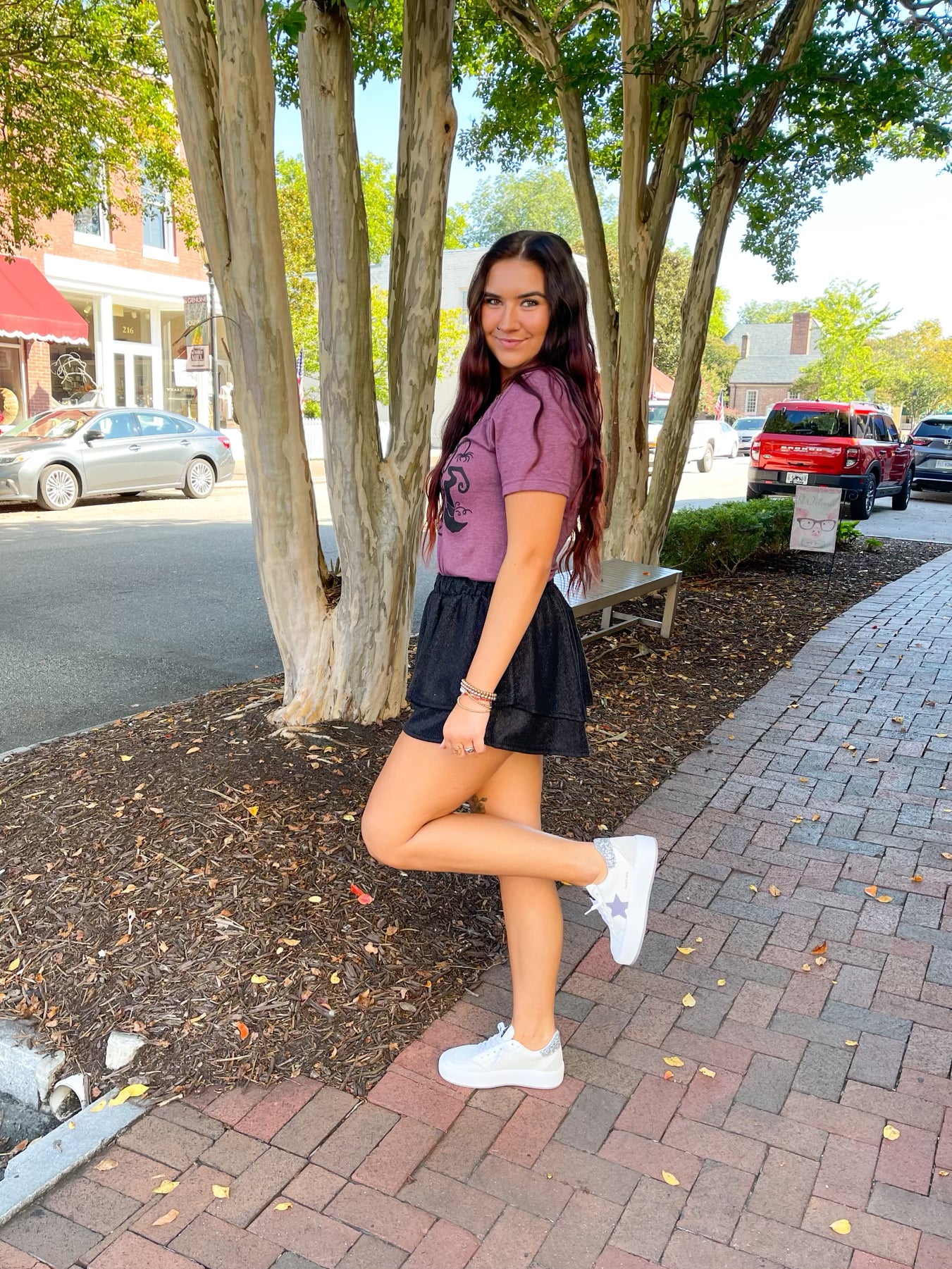 Midnight Sparkle Skort
