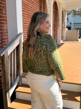 Wild Essence Olive Sweater