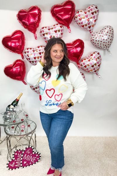 Colors Of Love Ivory Sweater