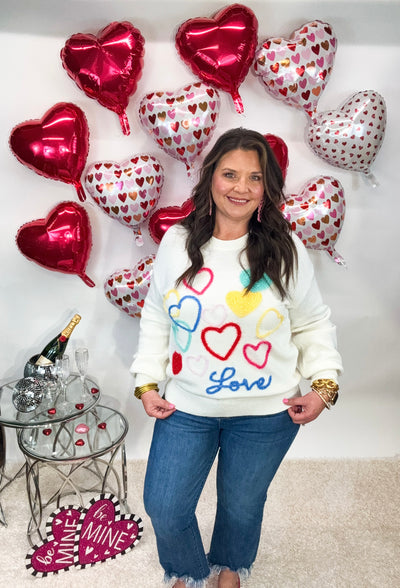 Colors Of Love Ivory Sweater