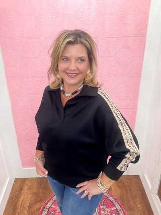 The Leopard Line Top