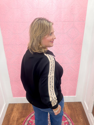 The Leopard Line Top