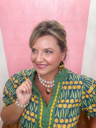 Whispers in Tulip Blouse
