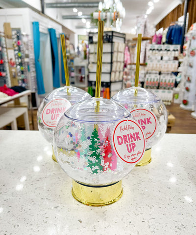 WINTER WONDERLAND SNOWGLOBE NOVELTY SIPPER