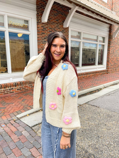 Happy Floral Cardigan