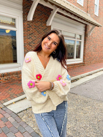 Happy Floral Cardigan
