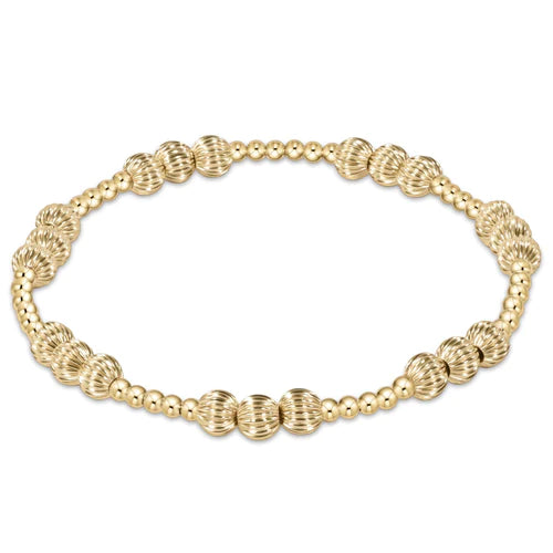 Enewton Extends - Dignity Joy Pattern 5mm Bead Bracelet - Gold