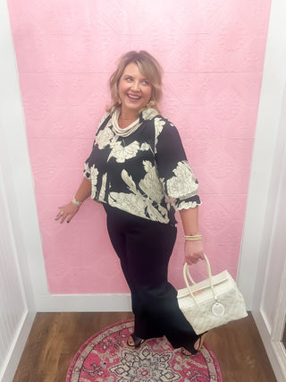 Shadow Bloom Blouse