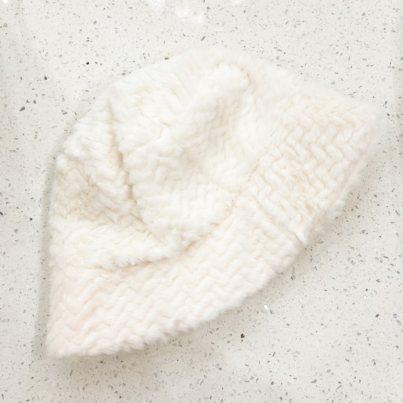 Ivory Crochet Bucket Hat