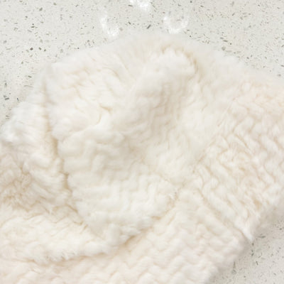 Ivory Crochet Bucket Hat