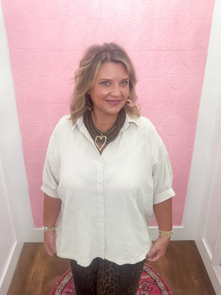 The Leafline Blouse | Champagne