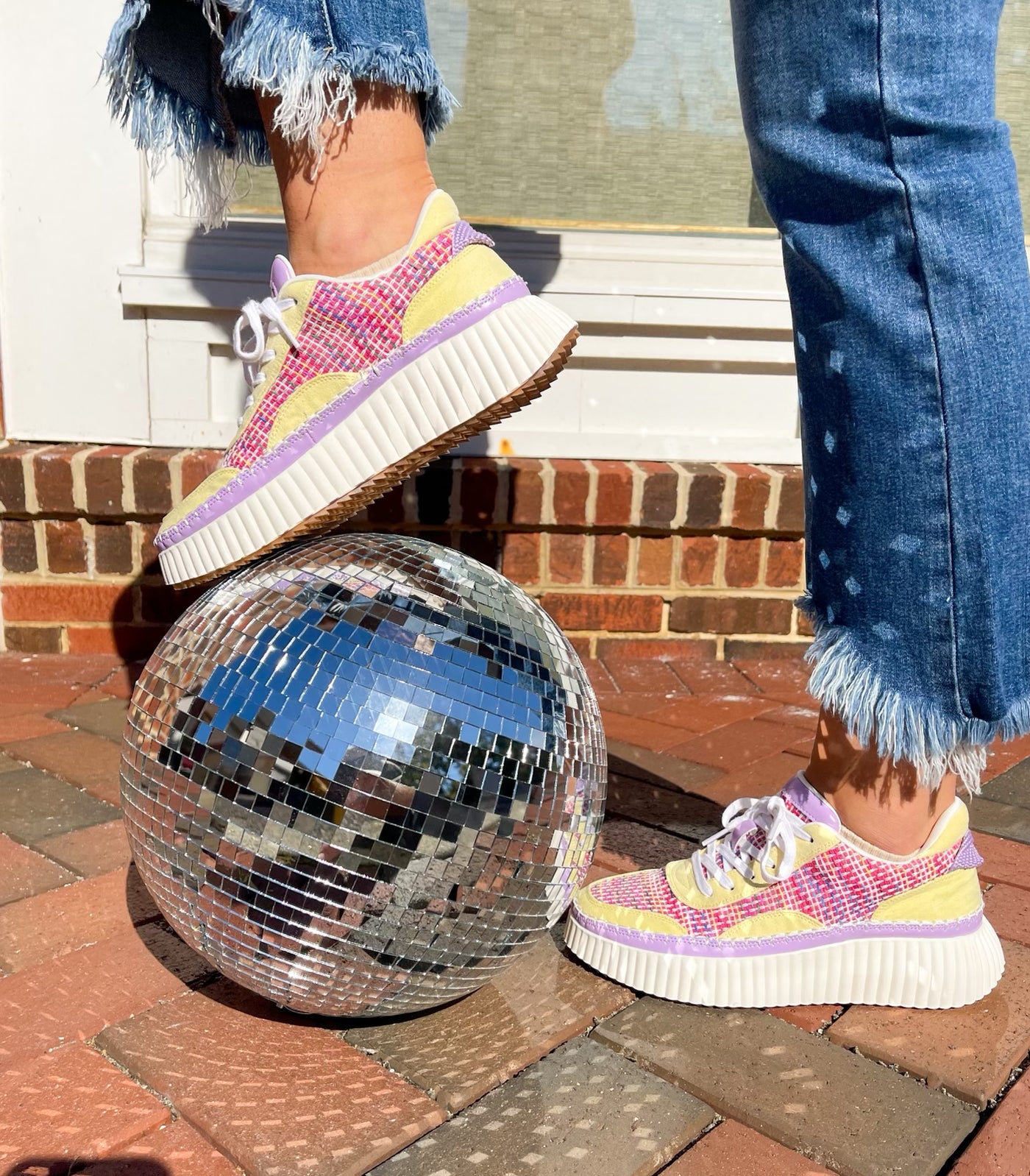 Jade Multi-Woven Sneaker