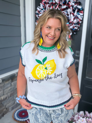 squeeze the day lemon sweater