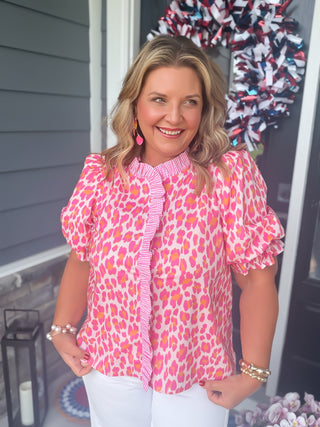 Pretty Wild Ruffle Blouse