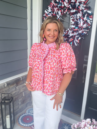 Pretty Wild Ruffle Blouse