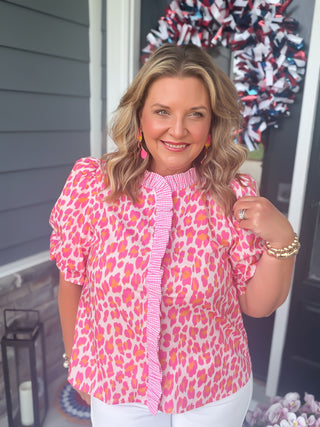 leopard print blouse