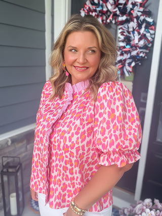 Pretty Wild Ruffle Blouse
