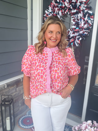 Pretty Wild Ruffle Blouse