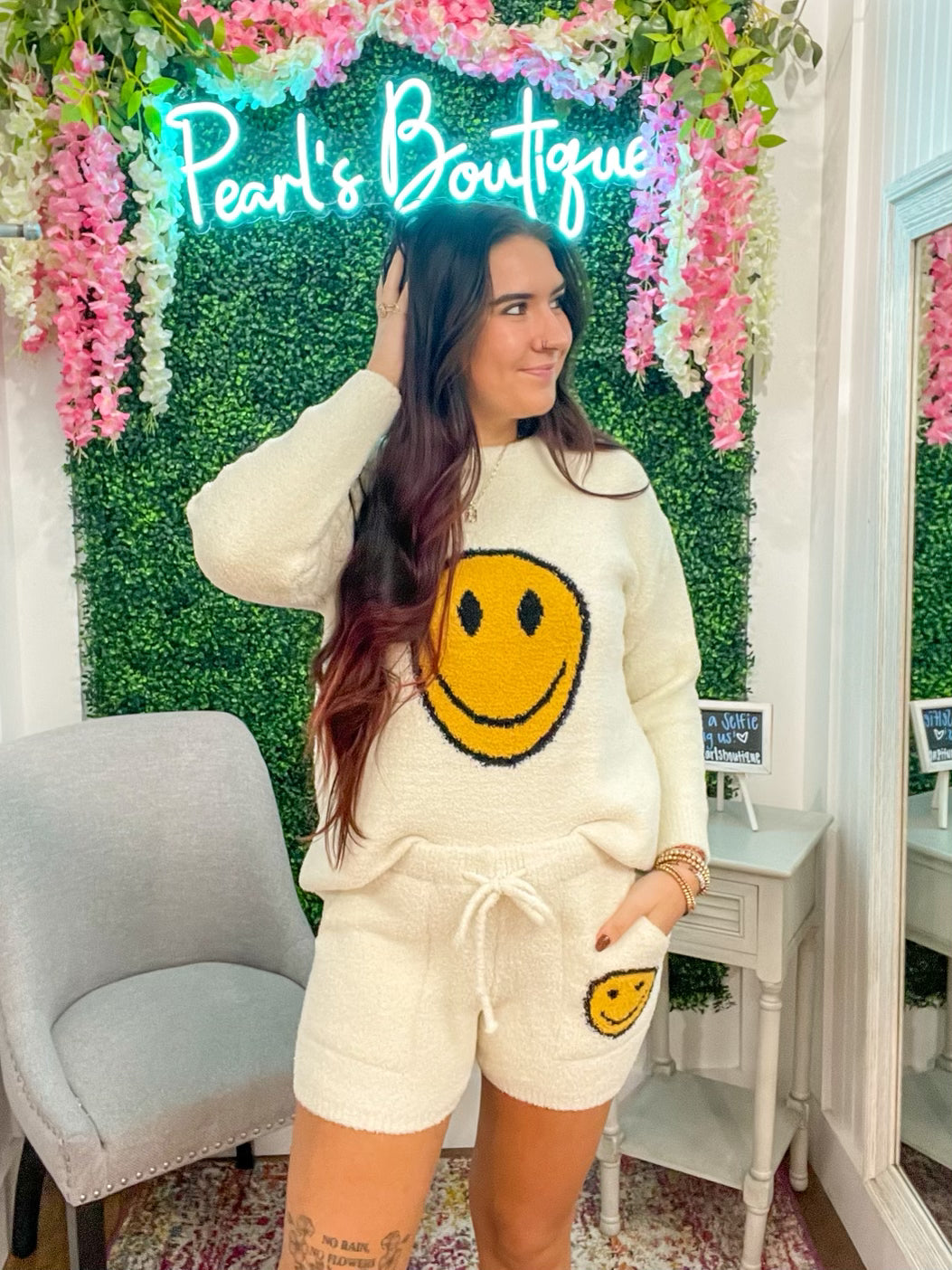 Happy Face Shorts