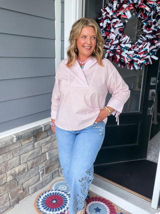 Weekend Stripe Blouse