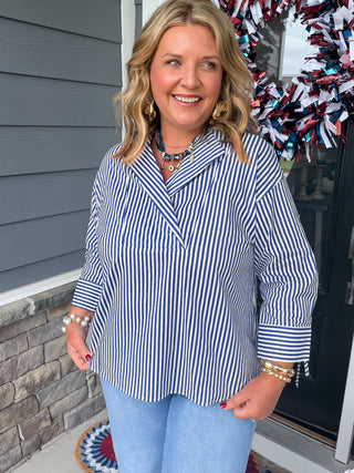 Weekend Stripe Blouse