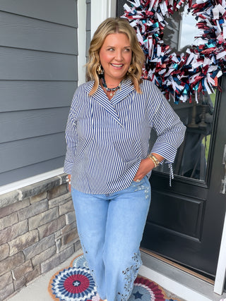Weekend Stripe Blouse