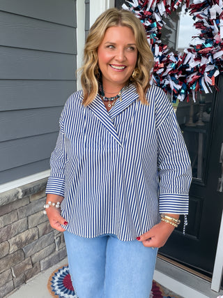 Weekend Stripe Blouse