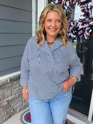Weekend Stripe Blouse