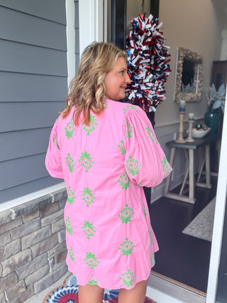 Spring Fling Puff Sleeve Dress