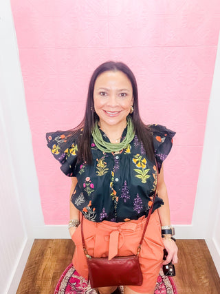 Petals & Pintucks Blouse