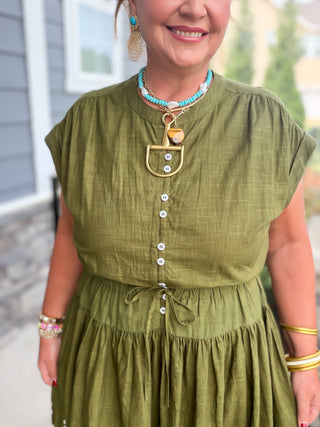 Ivy Jane | Olive Oasis Maxi Dress