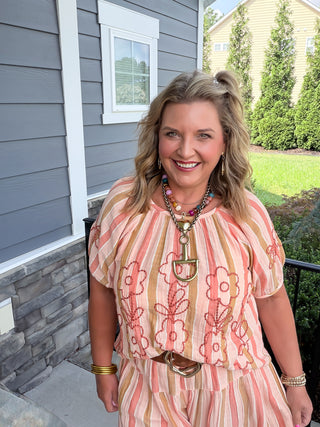 Ivy Jane | Garden Stroll Stripe Blouse