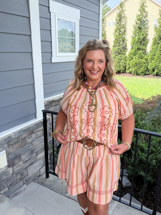 Ivy Jane | Garden Stroll Stripe Shorts