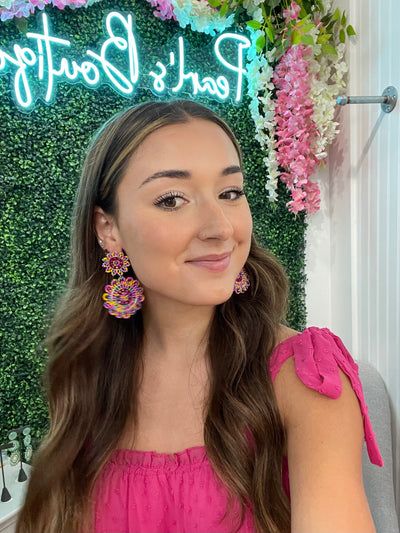 Miranda Confetti Beaded Earrings