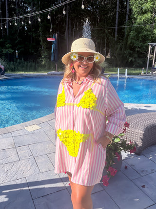 queen of sparkles bikini swimsuit cover up