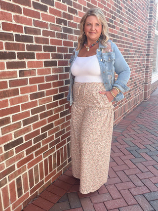 Dainty Bloom Palazzo Pants