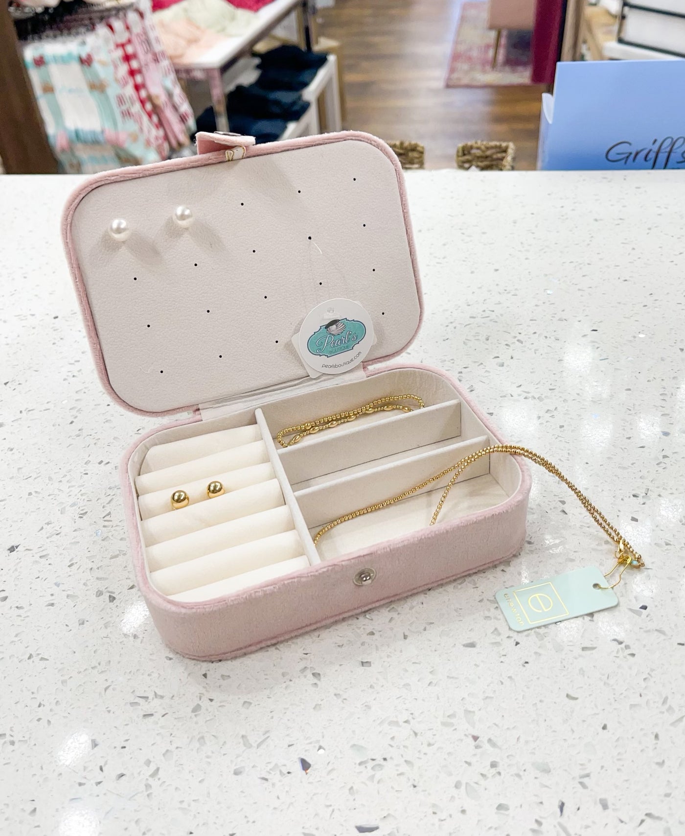 Glam Blush Jewelry Case