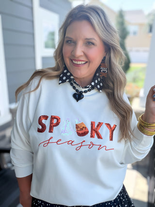 mary square halloween spooky season sweatshirt