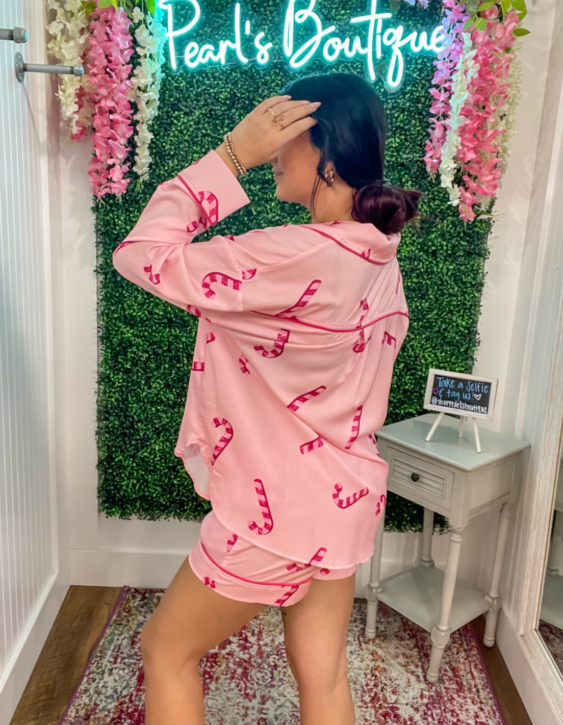 Candy Cane Pajama Set