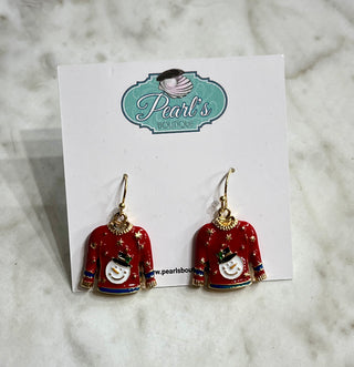 Christmas Themed Drop Earrings