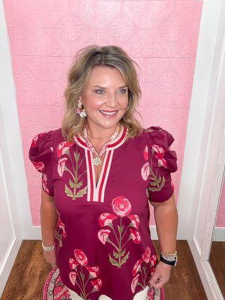 The Wine Whisper Blouse