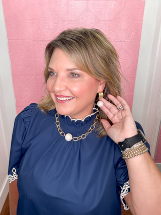Threaded in Petals Blouse