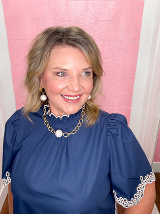 Threaded in Petals Blouse