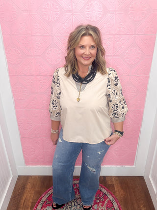 Creamfield Blooms Blouse