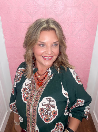Carefree in Florals Blouse
