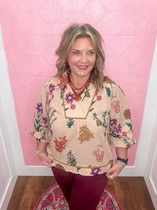 Tan & Tended Blouse