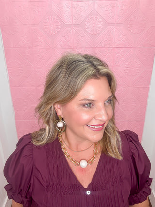 Refined in Merlot Mini Dress