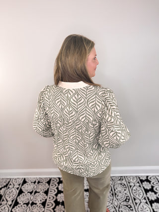 The Boho Leafline Blouse